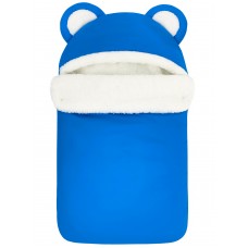 Конверт "Мишка" Blue Меховой Зима 